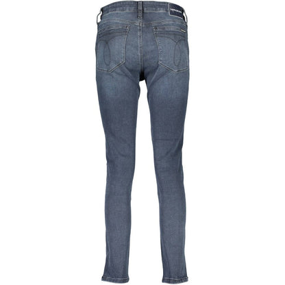 Blue Cotton Jeans Denim
