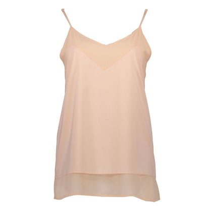 Rosa Polyester Women T-Shirt