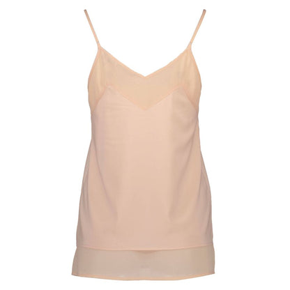 Rosa Polyester Women T-Shirt