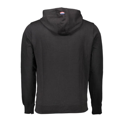 Black Cotton Men Sweater