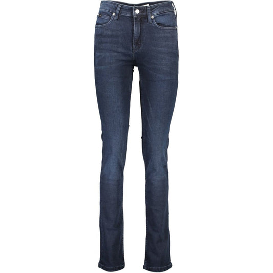 Blue Cotton Jeans Denim