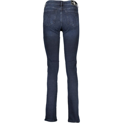 Blue Cotton Jeans Denim