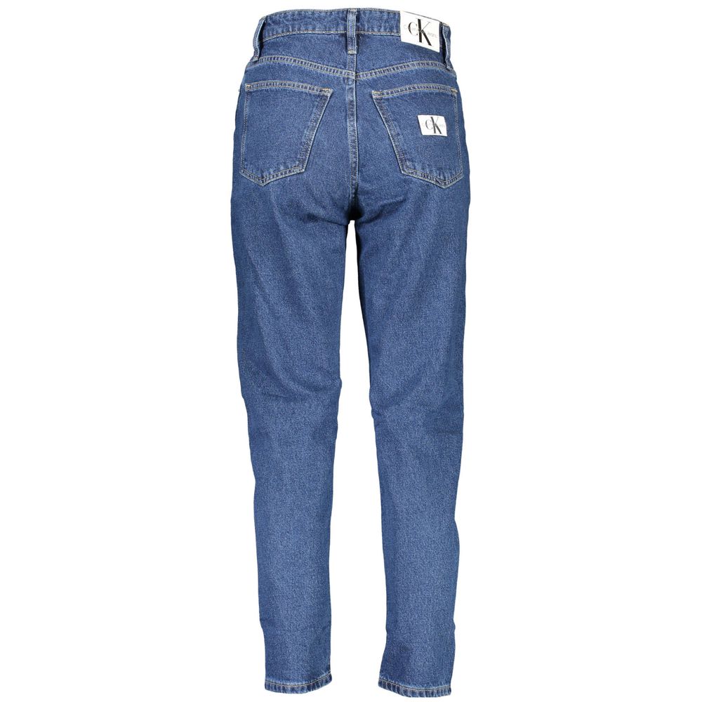 Blue Cotton Jeans Denim