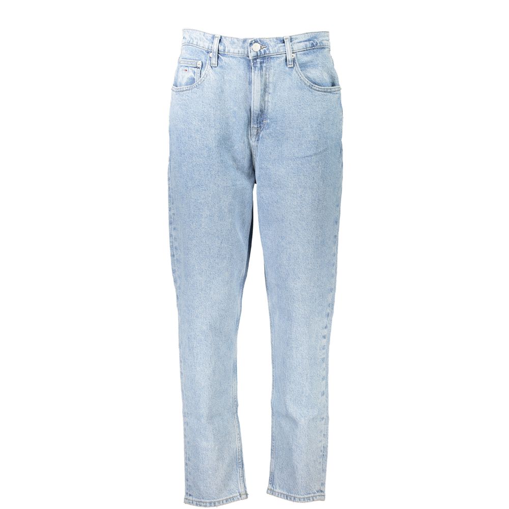 Blue Cotton Women Jeans
