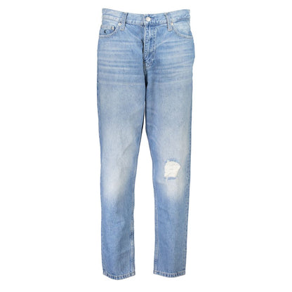 Blue Cotton Jeans Denim