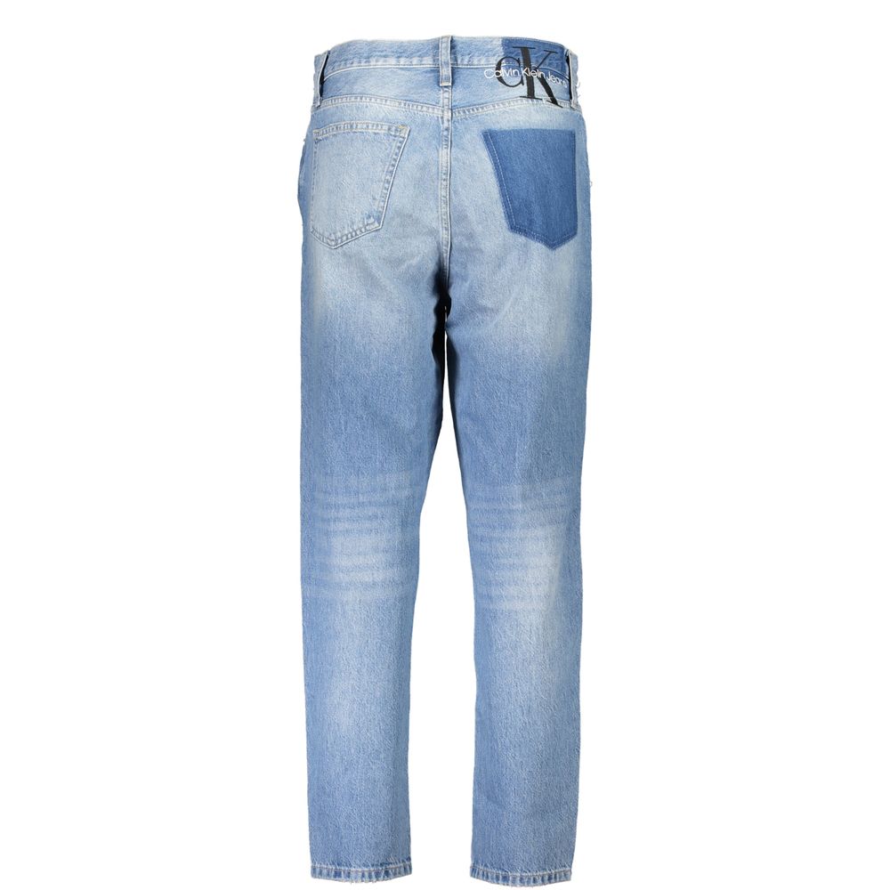 Blue Cotton Jeans Denim