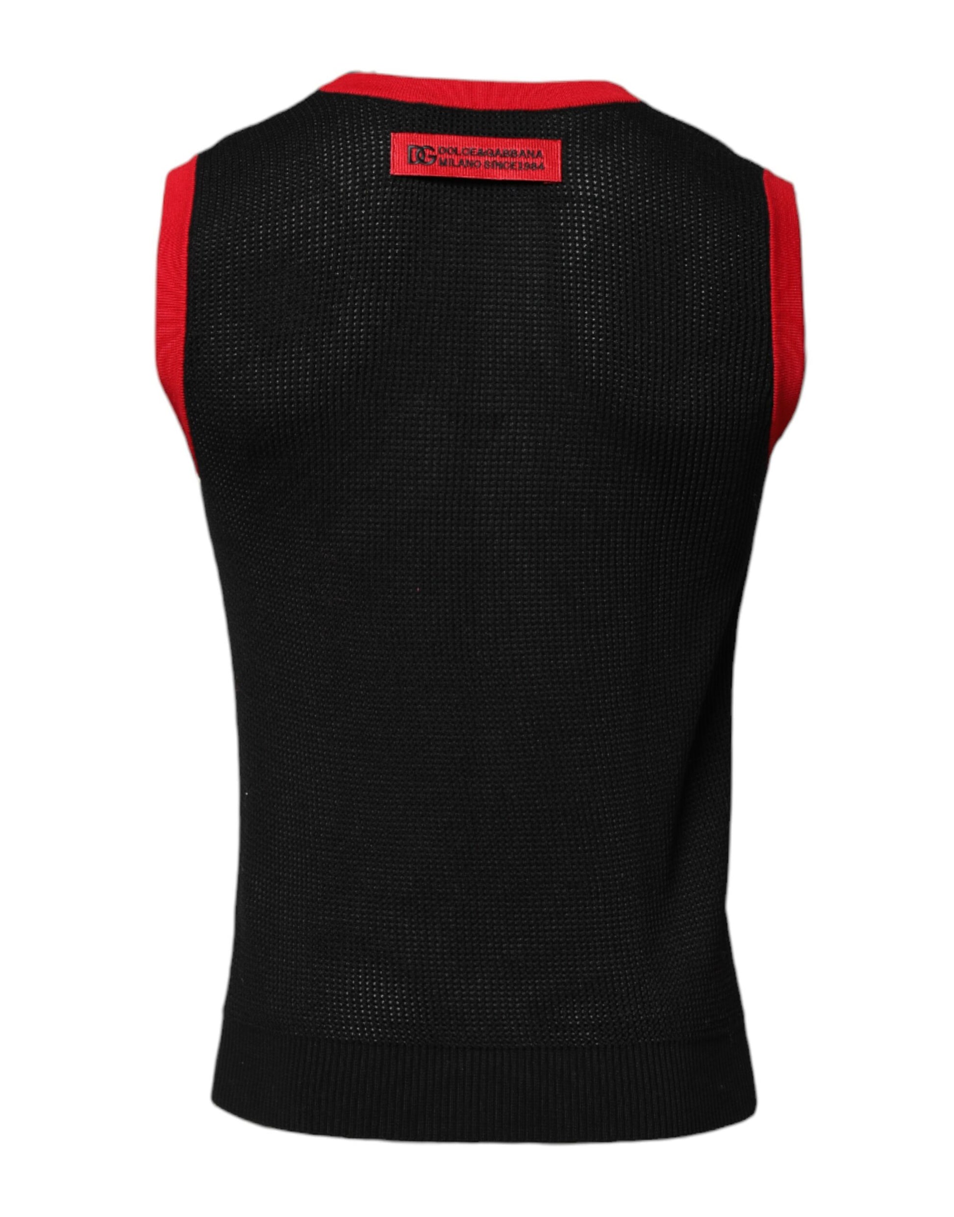 Black Cotton Slim Fit Round Neck T-shirt