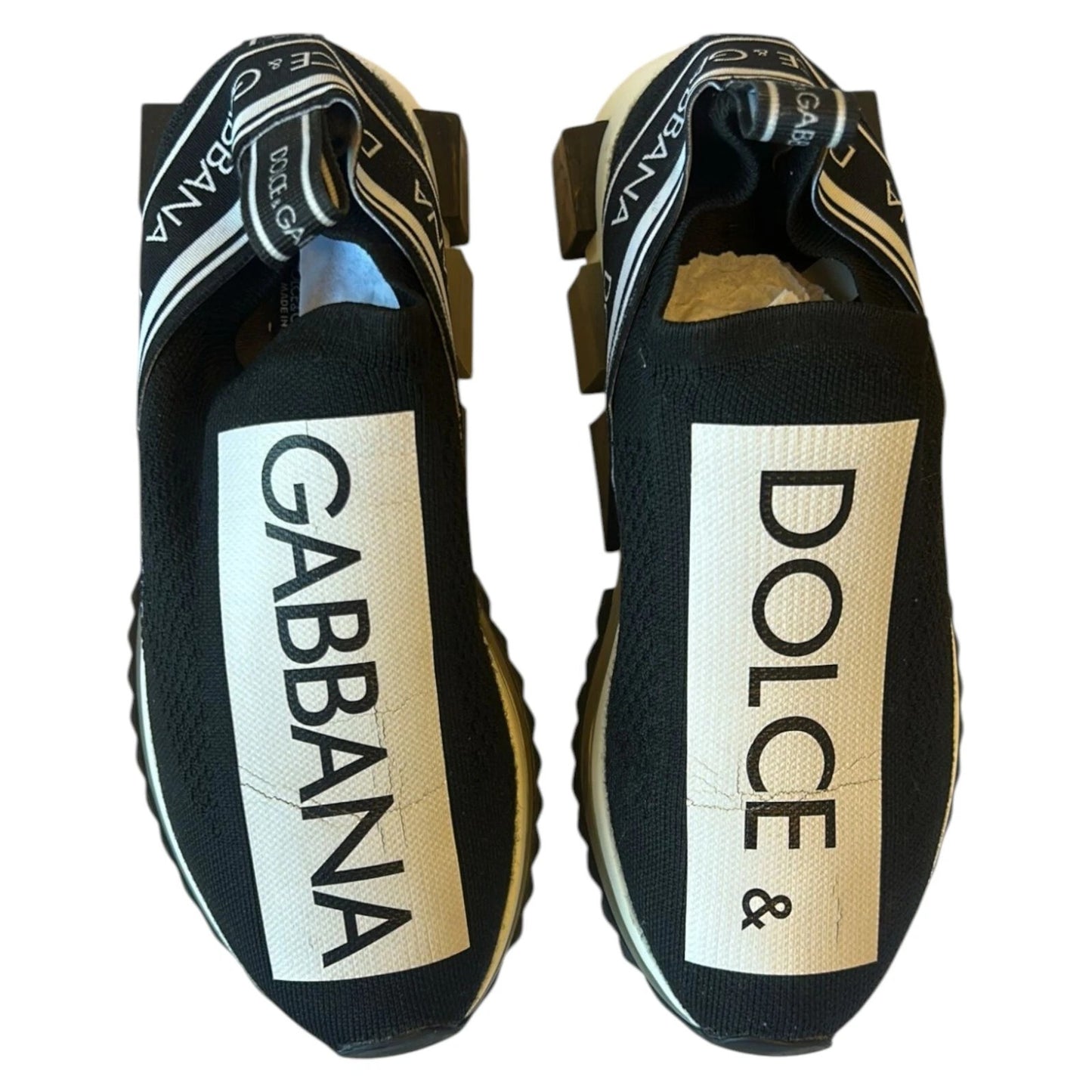 Black White Slip On Sorrento Sneakers Shoes
