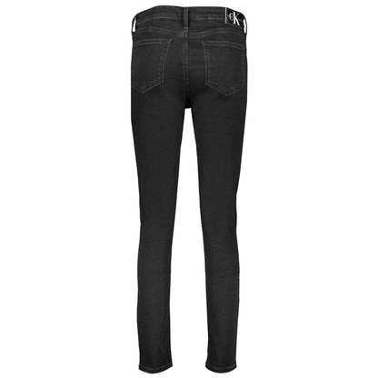Black Cotton Women's Skinny Jean