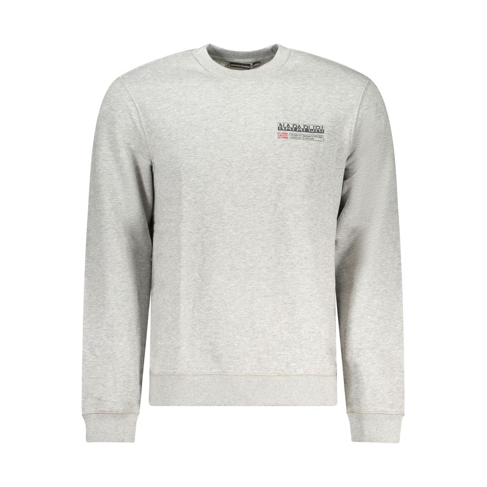 Grigio Cotton Men Sweatshirt