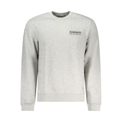Grigio Cotton Men Sweatshirt