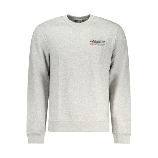 Grigio Cotton Men Sweatshirt
