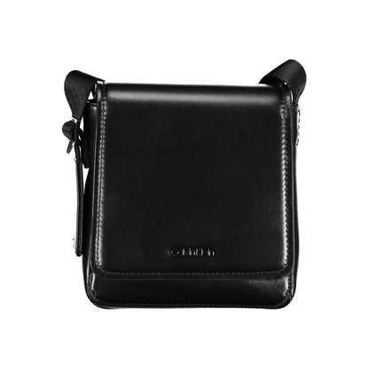 Black Polyester Shoulder Bag