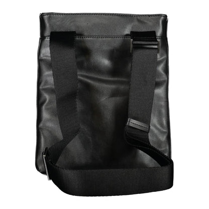 Black Polyester Shoulder Bag