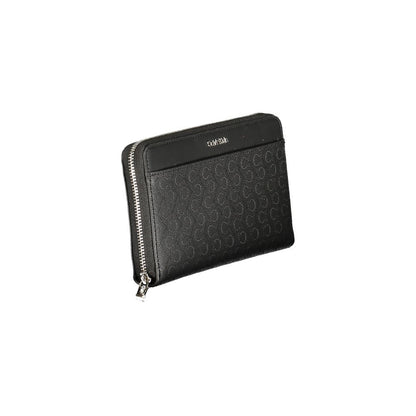 Black Polyester Women Wallet