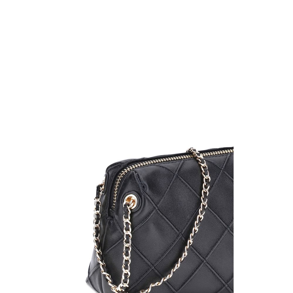 Black Calf Leather Bos Taurus Shoulder Bag