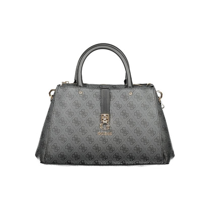 Brown Polyethylene Women Handbag