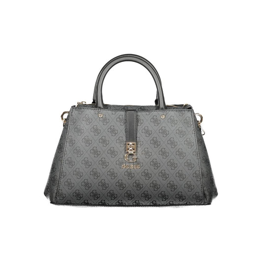 Brown Polyethylene Women Handbag