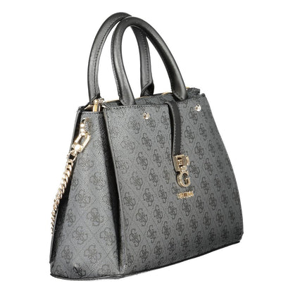 Brown Polyethylene Women Handbag