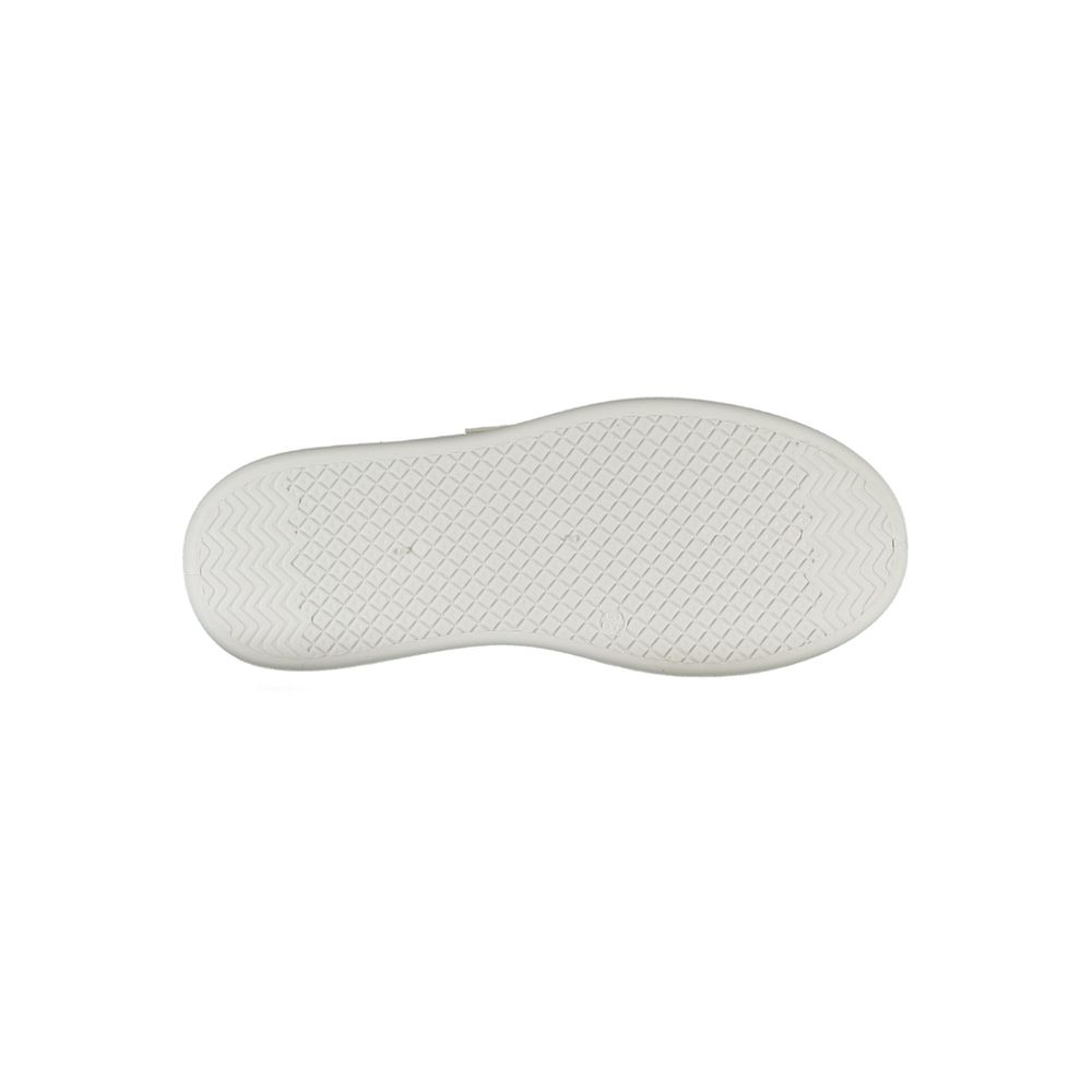 White Polyester Women Sneaker