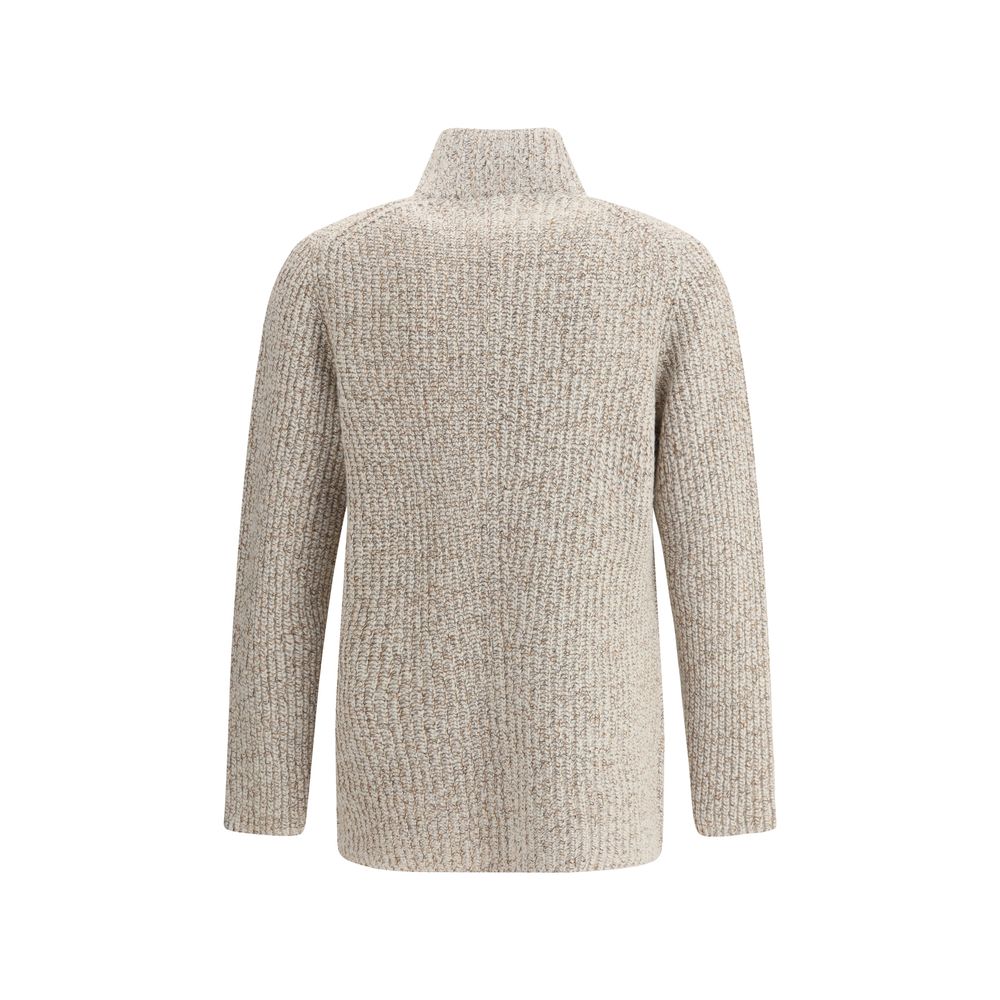 Beige Fleece Wool Coat