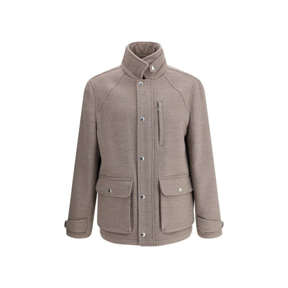 Beige Wool Coat