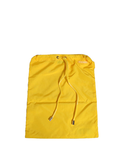 Yellow Waistband Logo Beachwear Brief Swimwear