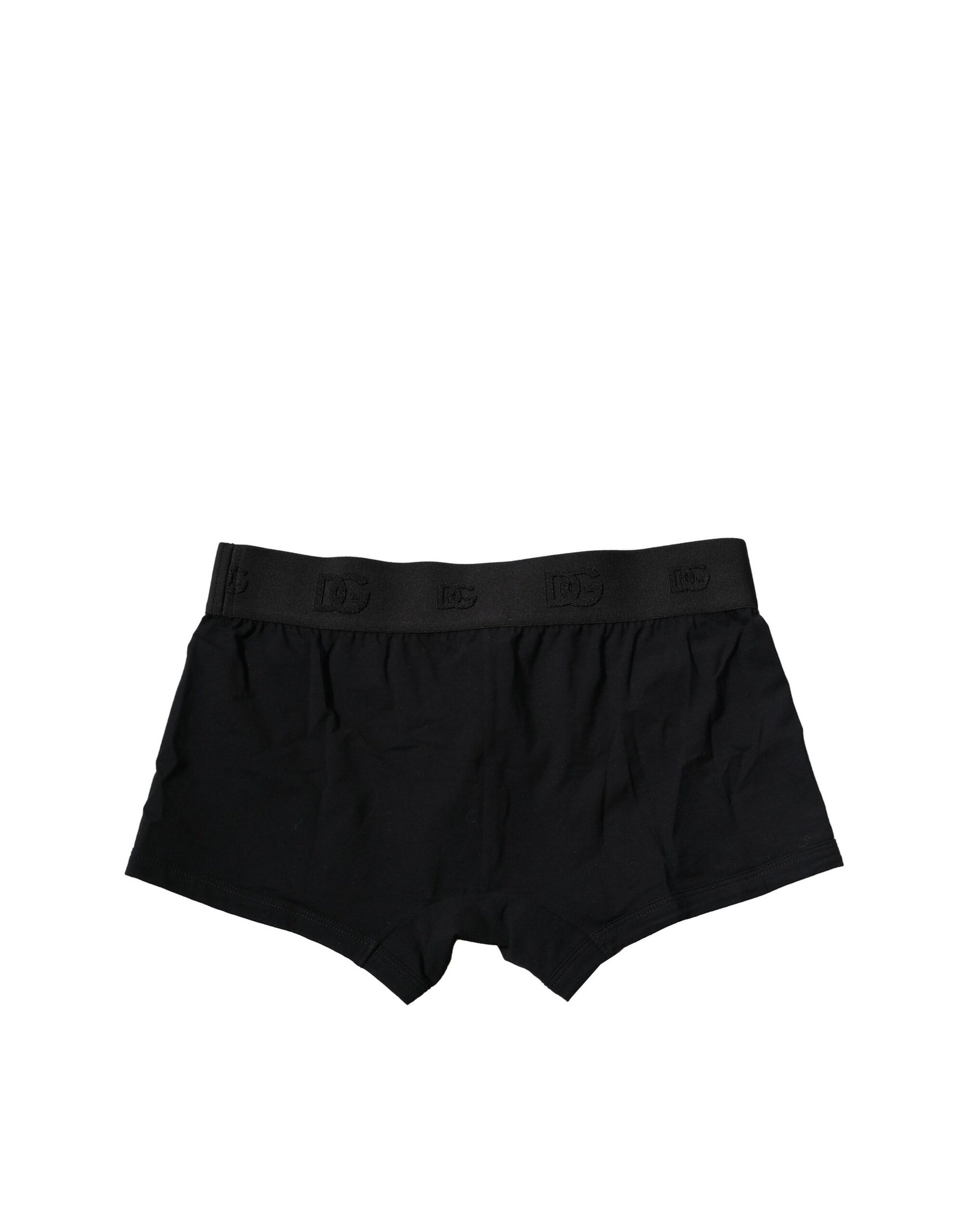 Black Cotton Stretch Regular Boxer Underwear
