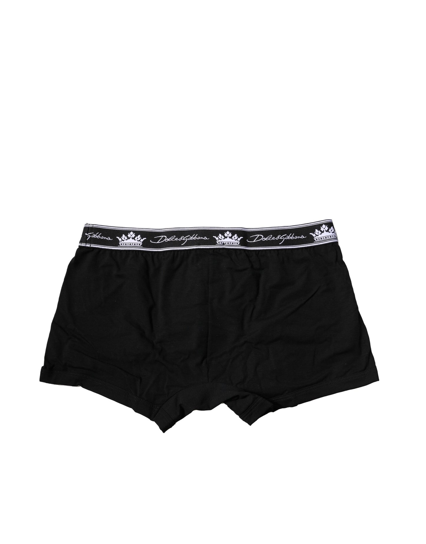 Black Cotton Stretch Regular Boxer Underwear