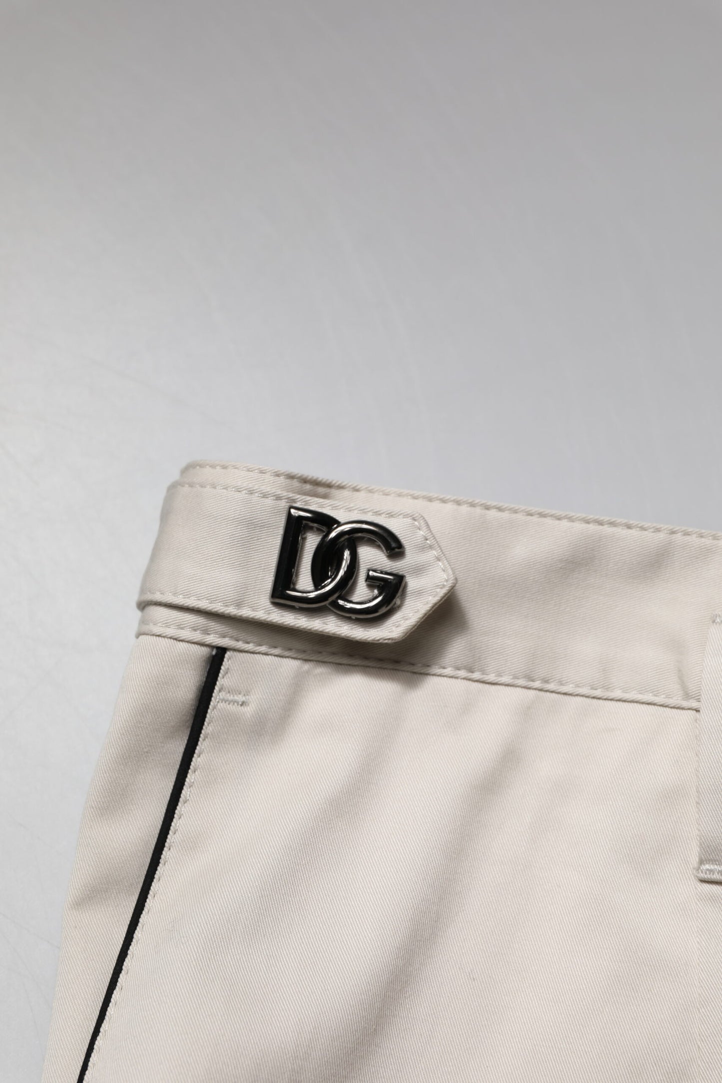 White Cotton Dress Slim Formal Pants