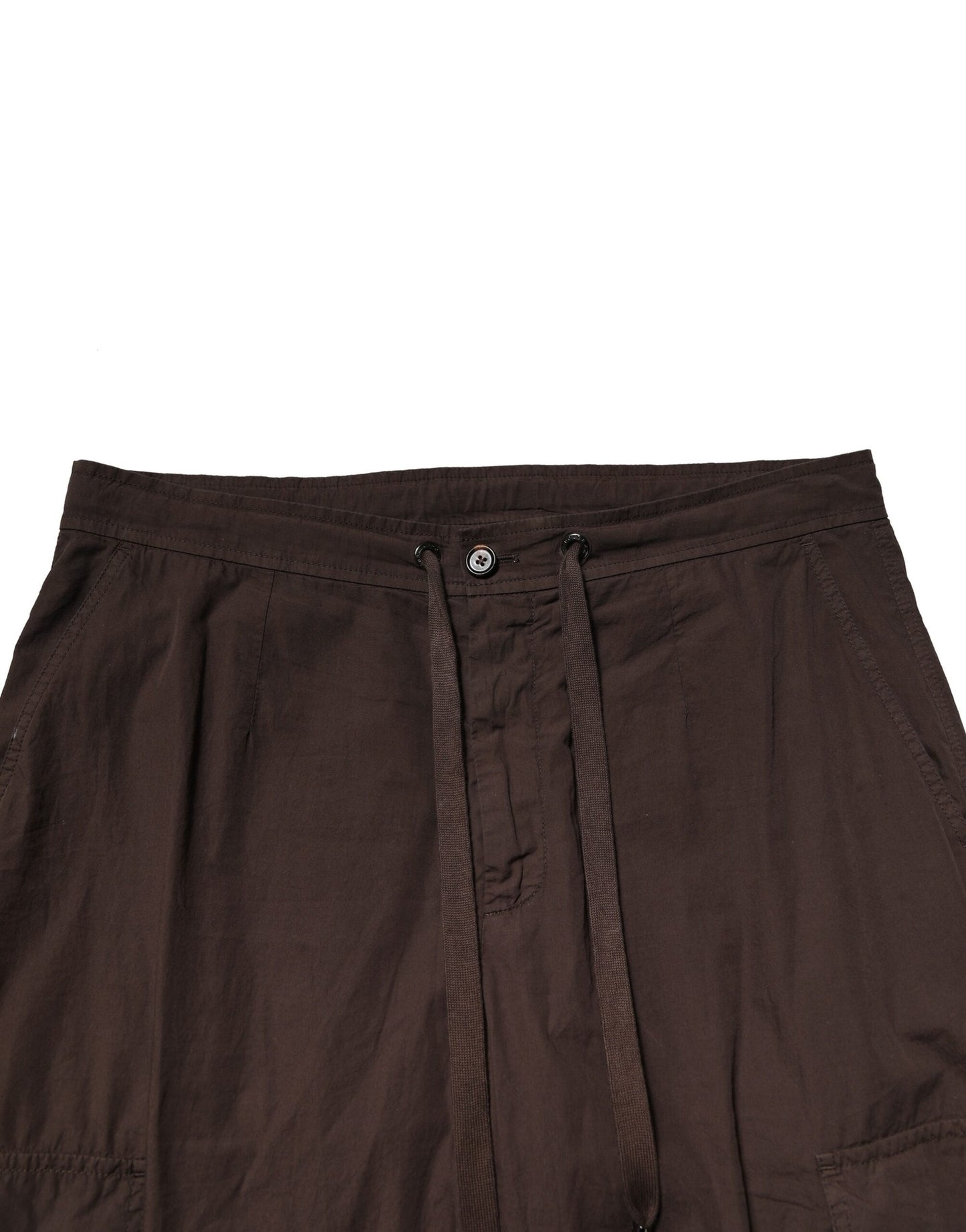 Brown Cotton Cargo Jogger Men Pants