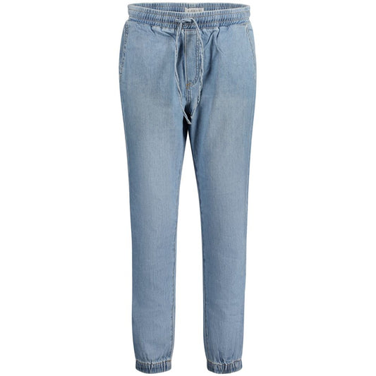 Blue Cotton Jeans Denim