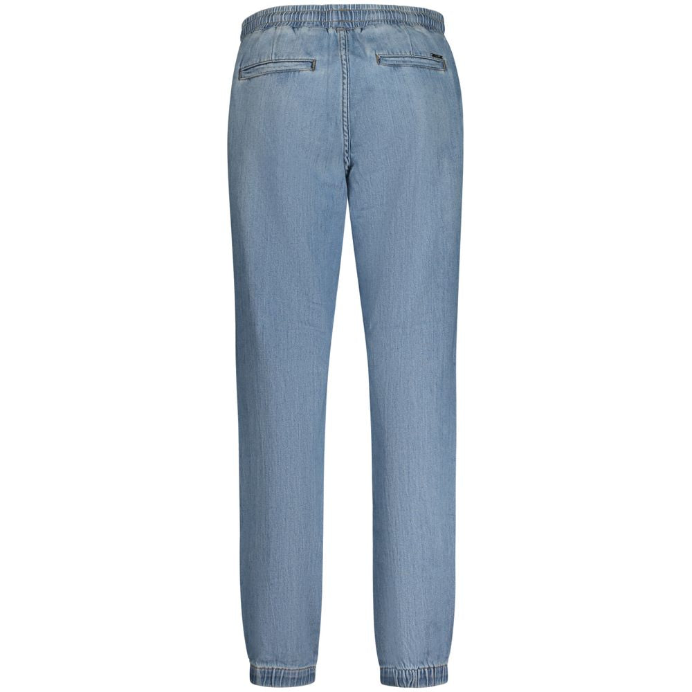 Blue Cotton Jeans Denim