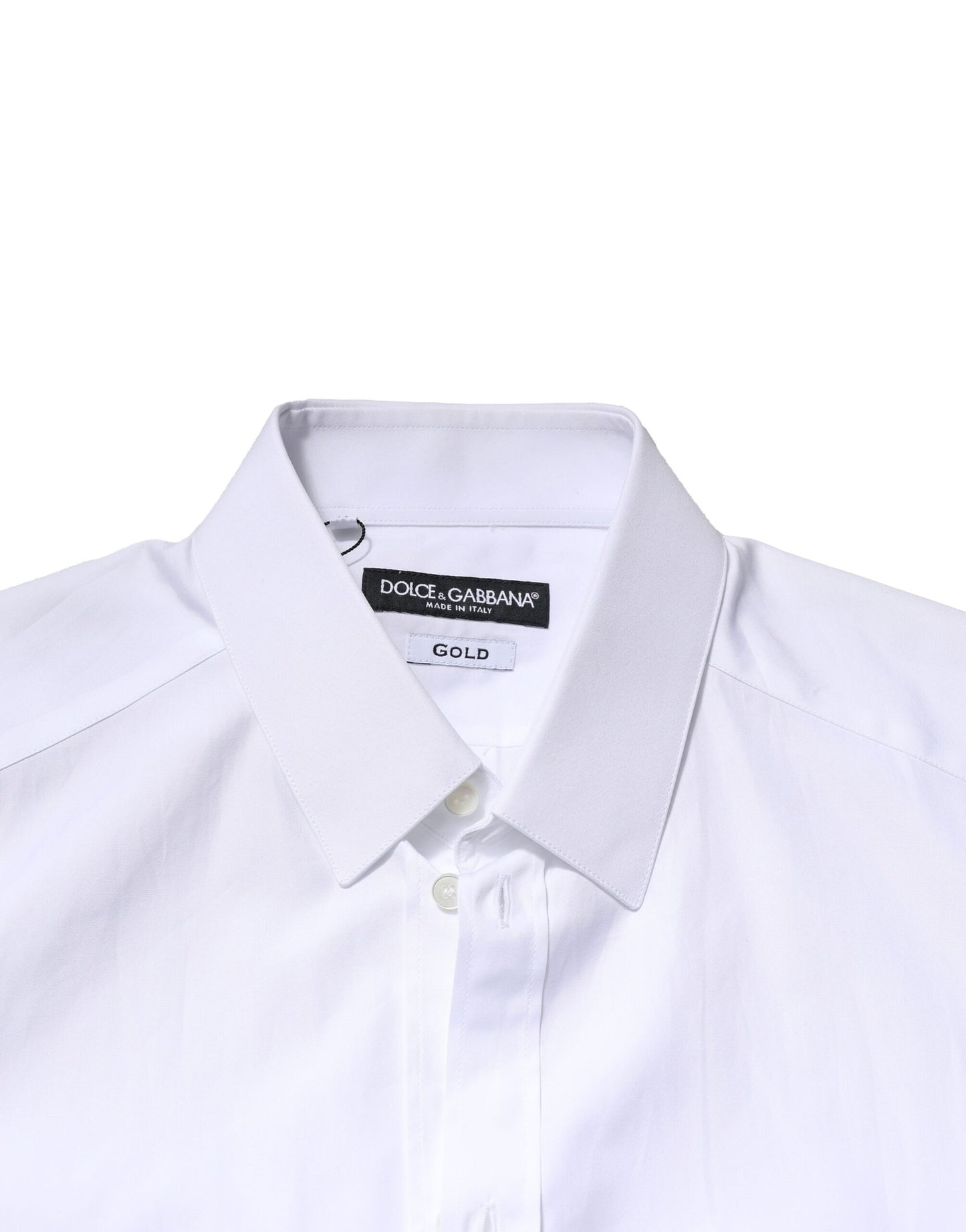 White GOLD Crown Cotton Dress Formal Shirt