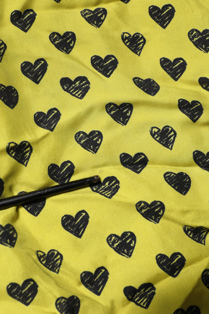 Yellow Heart Short Sleeves Men Casual Shirt