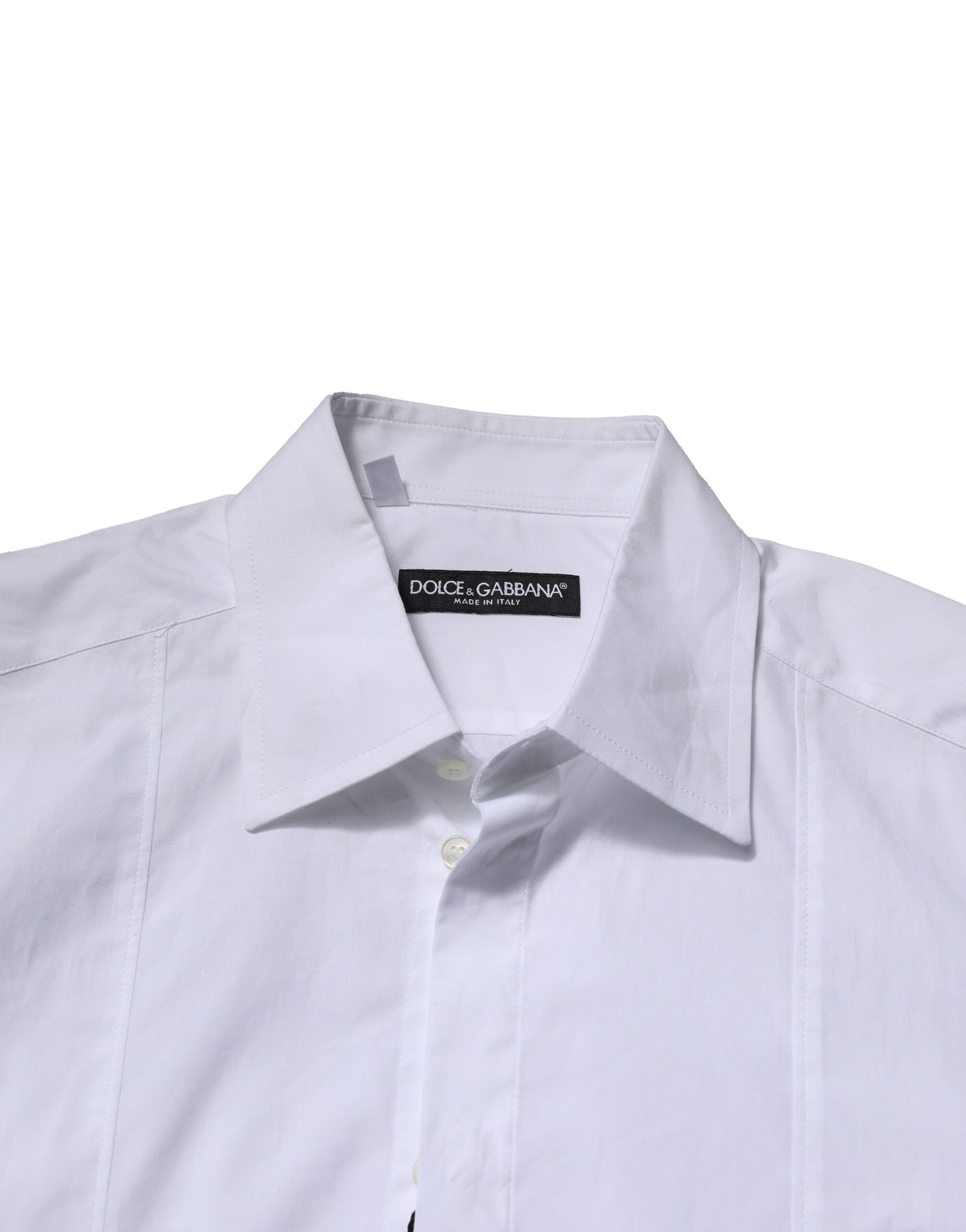 White Cotton Short Sleeves Dress Formal Shirt