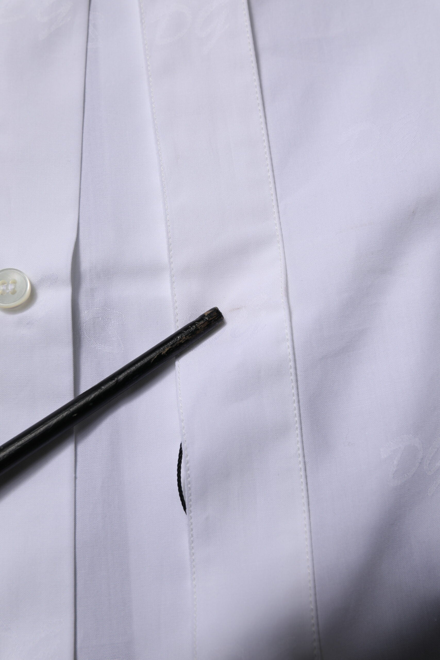 White GOLD Long Sleeves Dress Formal Shirt