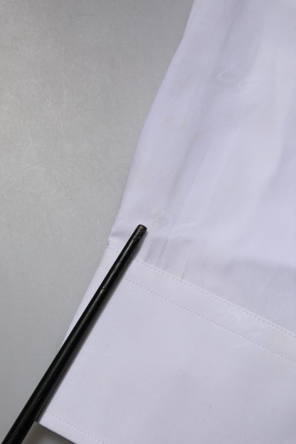 White GOLD Long Sleeves Dress Formal Shirt