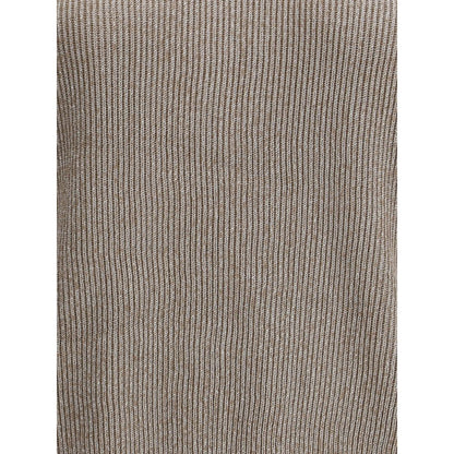 Beige Cotton Sweatshirt