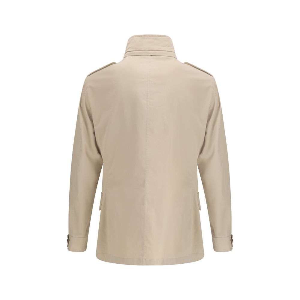 Beige Cotton Coat