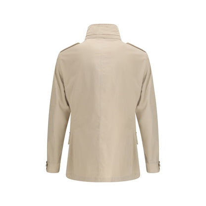 Beige Cotton Coat