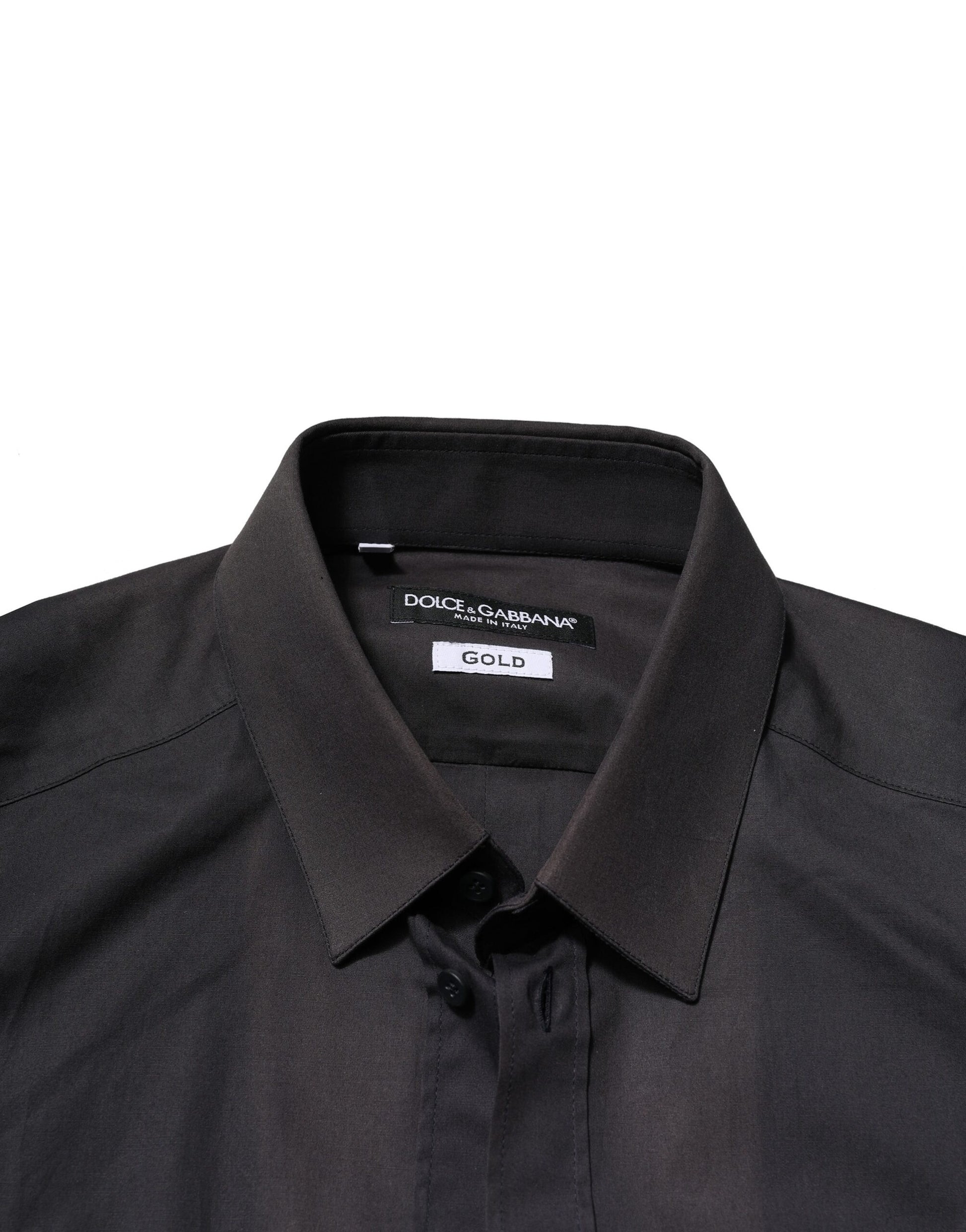 Blue Cotton GOLD Long Sleeves Formal Shirt