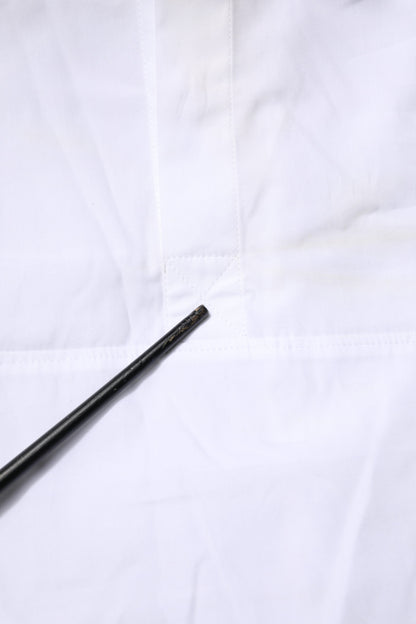 White Poplin Cotton Formal Men Dress Shirt