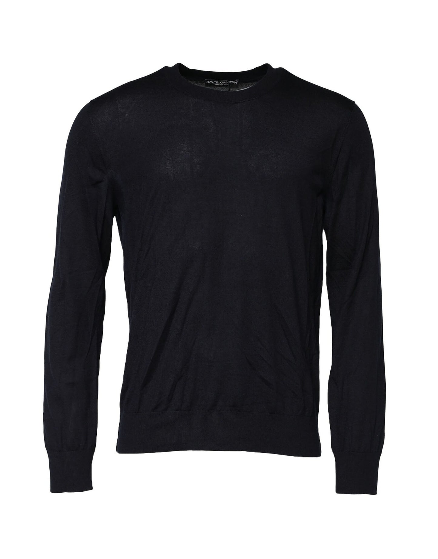 Black Long Sleeve CrewNeck Pullover Sweater