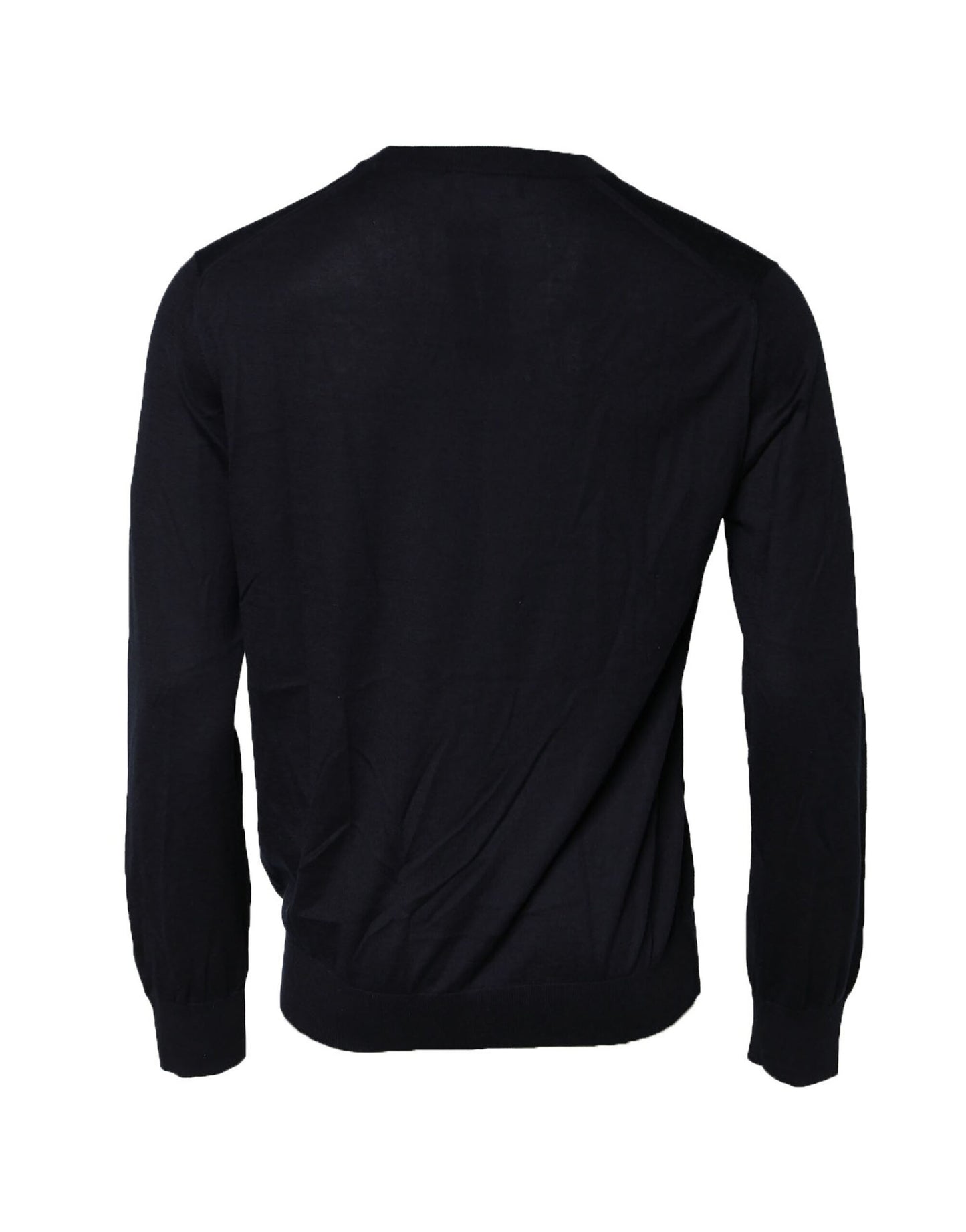 Black Long Sleeve CrewNeck Pullover Sweater