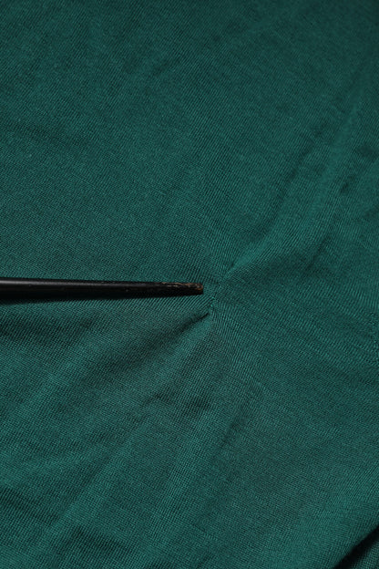 Green Cashmere Crew Neck Sweatshirt Sweater