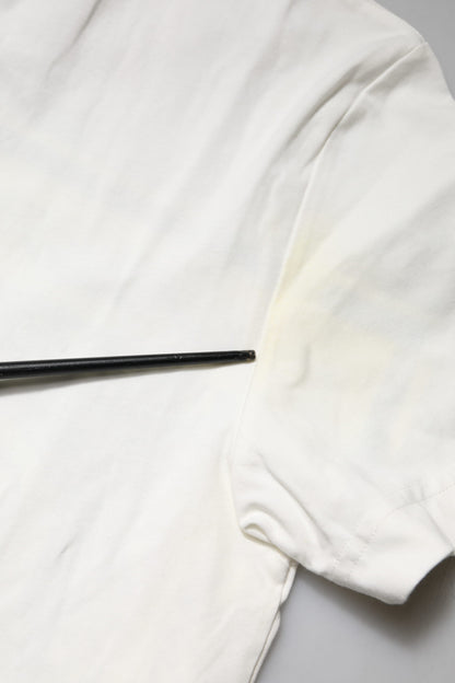 White Bandana Crew Neck Short Sleeves T-shirt