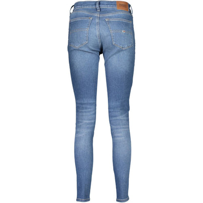 Blue Cotton Jeans Denim