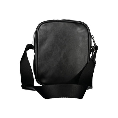 Black Polyester Shoulder Bag