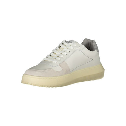 White Polyester Sneaker